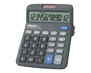 CALCULADORA DE MESA TRULY 12 DIG 833-12