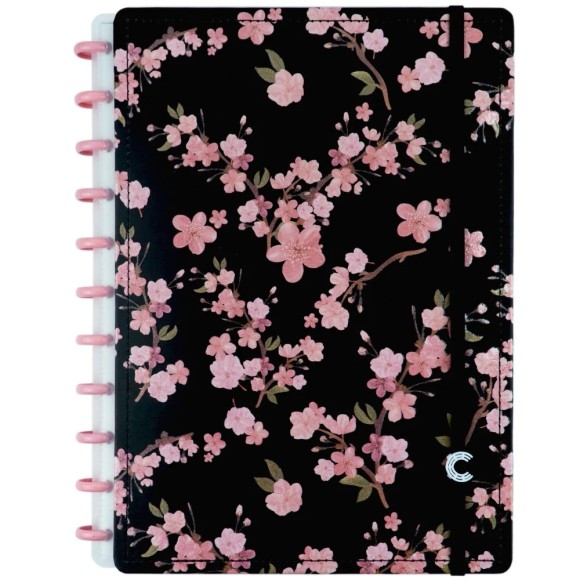 CADERNO INTELIGENTE GRANDE BY GOCASE CLASSICAL ROSE BLACK