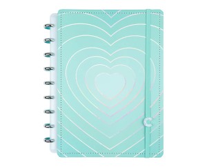 CADERNO INTELIGENTE MEDIO TURQUOISE LOVE