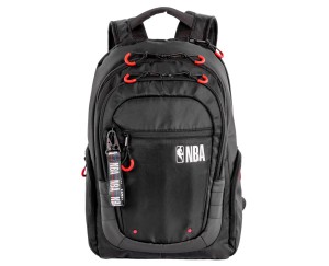 MOCHILA SESTINI 3 COMPART. NOTEBOOK NBA PRO - PRETO