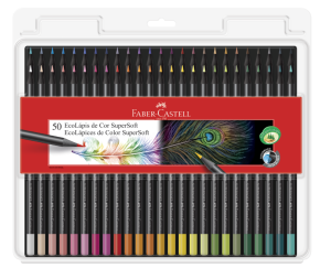 LAPIS DE COR FABER CASTELL 50 CORES SUPERSOFT