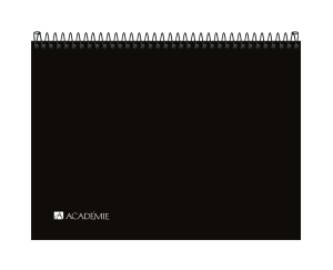 CADERNO SKETCHBOOK TILIBRA ESP. CAPA PLÁSTICA A4  50FLS 150G ACADÉMIE SENSE