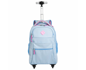 MOCHILA RODINHA SESTINI 4 RODAS ROLLING HYDROBLOCK SKY AZUL