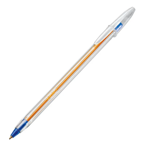 CANETA ESFEROGRÁFICA BIC CRISTAL FINA 0.8 MM AZUL