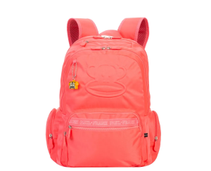 MOCHILA SESTINI 2 COMPART. PAUL FRANK CLASSICS NEON LARANJA PAPAYA