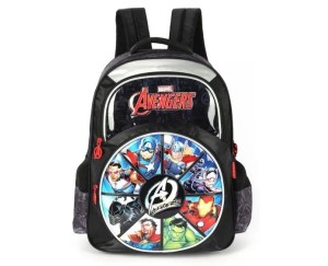 MOCHILA LUXCEL AVENGERS PRETO