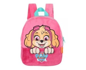 MOCHILA LUXCEL INFANTIL PEQUENA PATRULHA CANINA ROSA